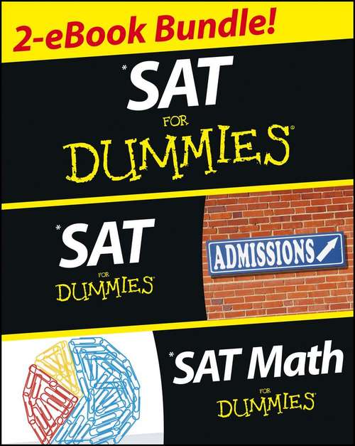 Book cover of SAT Bundle For Dummies