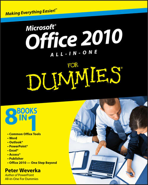 Book cover of Office 2010 All-in-One For Dummies