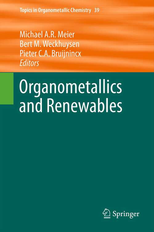 Book cover of Organometallics and Renewables