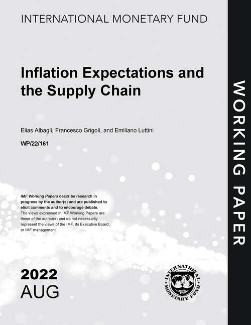 Book cover of Inflation Expectations and the Supply Chain