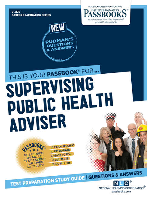 Book cover of Supervising Public Health Adviser: Passbooks Study Guide (Career Examination Series)