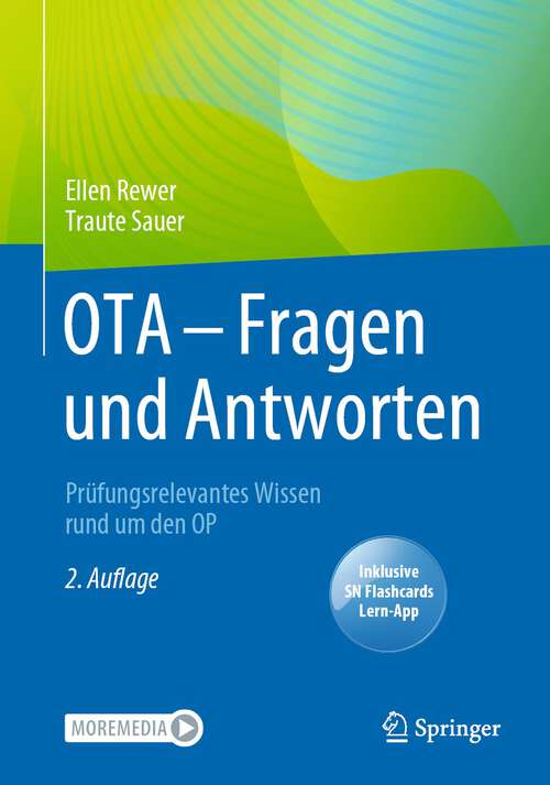 Book cover of OTA - Fragen und Antworten: Prüfungsrelevantes Wissen rund um den OP (2. Aufl. 2023)