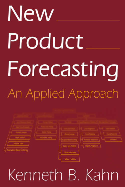 Book cover of New Product Forecasting: An Applied Approach