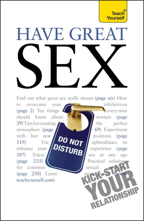 Book cover of Have Great Sex: Teach Yourself