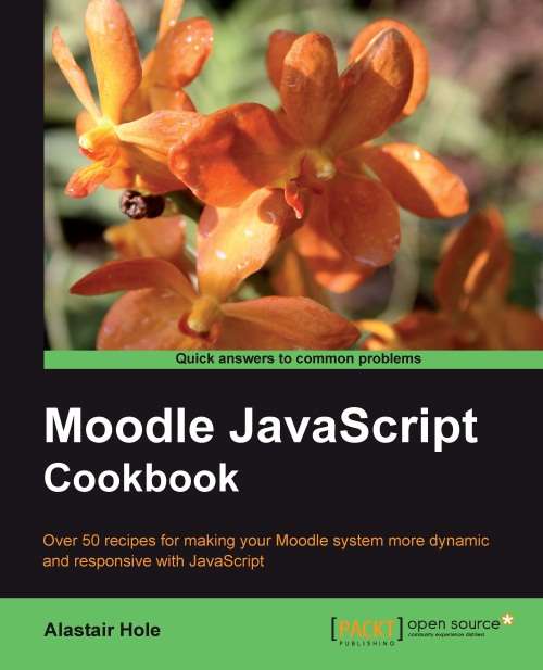 Book cover of Moodle JavaScript Cookbook