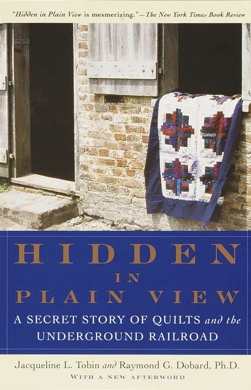 Book cover of Hidden in Plain View: A Secret Story of Quilts and the Underground Railroad