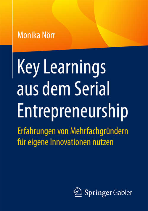 Book cover of Key Learnings aus dem Serial Entrepreneurship