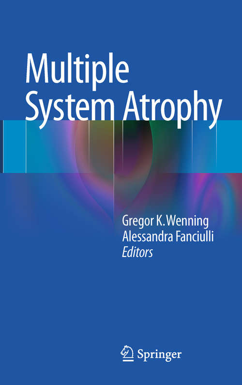 Book cover of Multiple System Atrophy