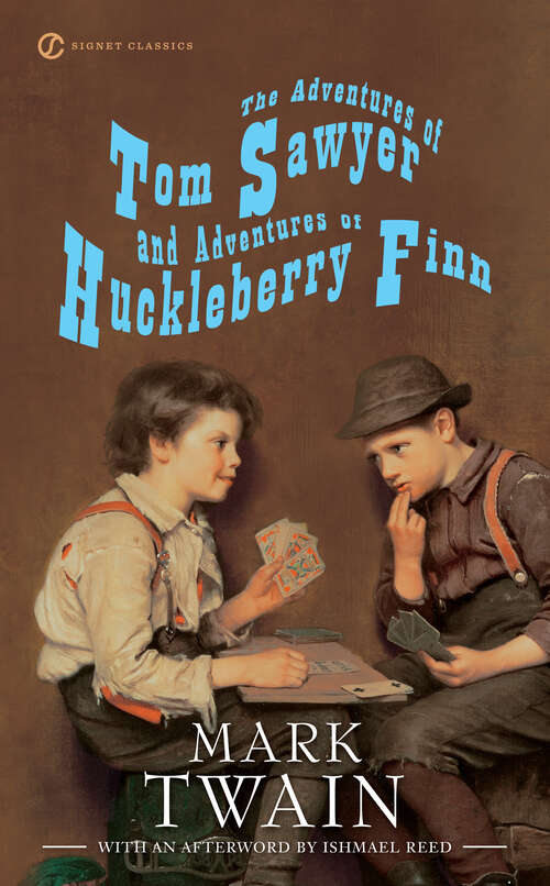 Book cover of The Adventures of Tom Sawyer and Adventures of Huckleberry Finn