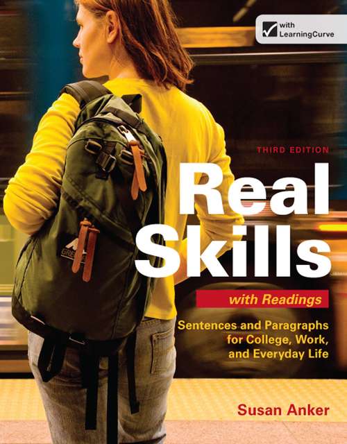 Book cover of Real Skills With Readings: Sentences and Paragraphs for College, Work, and Everyday Life