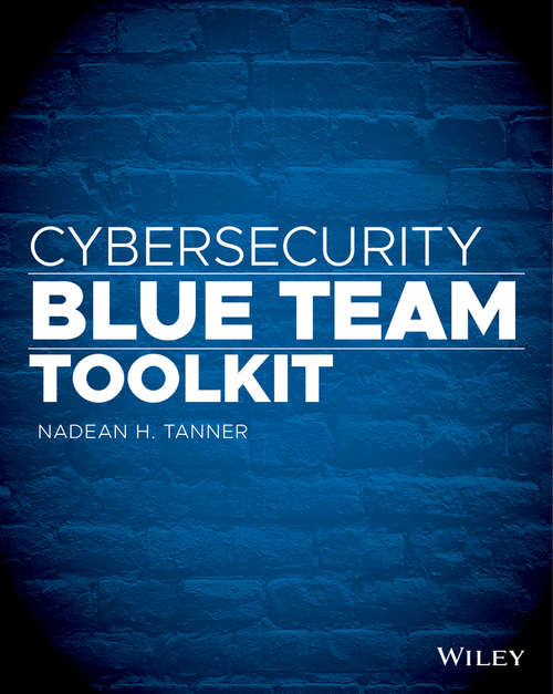 Book cover of Cybersecurity Blue Team Toolkit