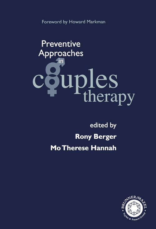 Book cover of Preventive Approaches in Couples Therapy