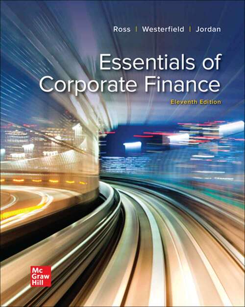 Book cover of Essentials of Corporate Finance-FSU Custom (11)