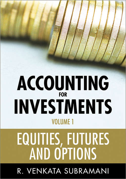 Book cover of Accounting for Investments, Equities, Futures and Options