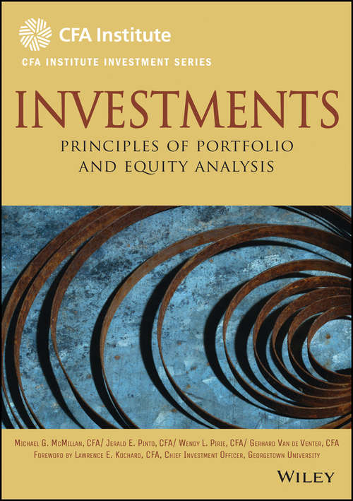 Book cover of Investments