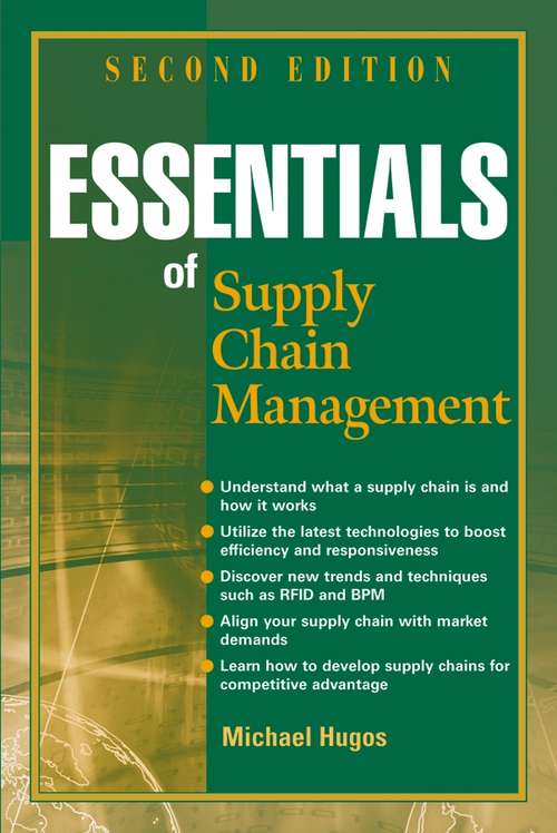 Essentials of Supply Chain Management (Essentials Ser. #24)