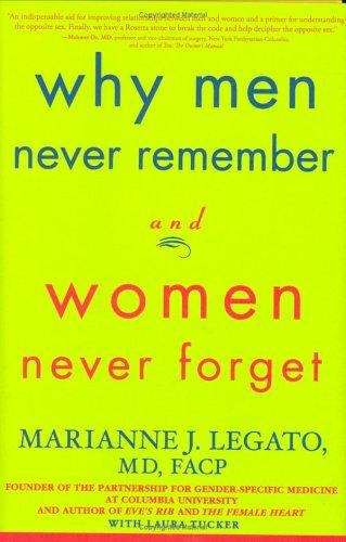 Book cover of Why Men Never Remember and Women Never Forget