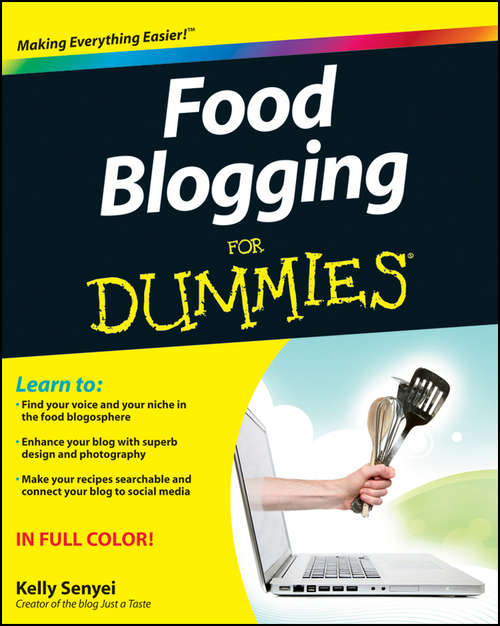 Book cover of Food Blogging For Dummies
