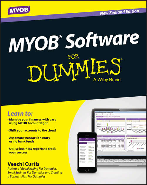 Book cover of MYOB Software For Dummies - NZ