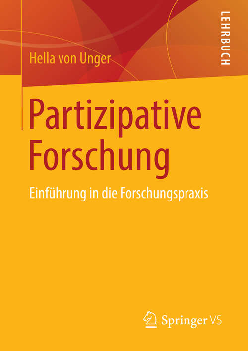 Book cover of Partizipative Forschung
