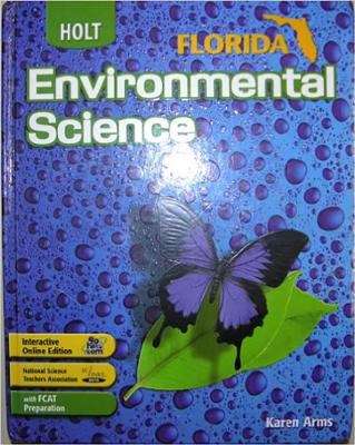 Book cover of Holt Environmental Science (Florida Edition)