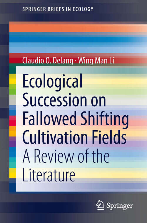 Book cover of Ecological Succession on Fallowed Shifting Cultivation Fields