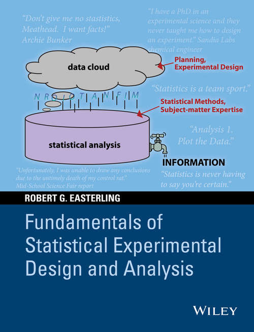 Book cover of Fundamentals of Statistical Experimental Design and Analysis