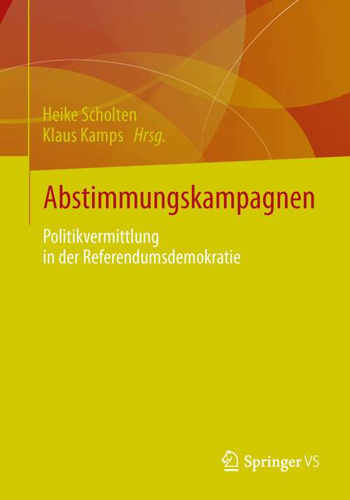 Book cover of Abstimmungskampagnen