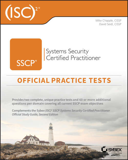 Book cover of (ISC)2 SSCP Systems Security Certified Practitioner Official Practice Tests