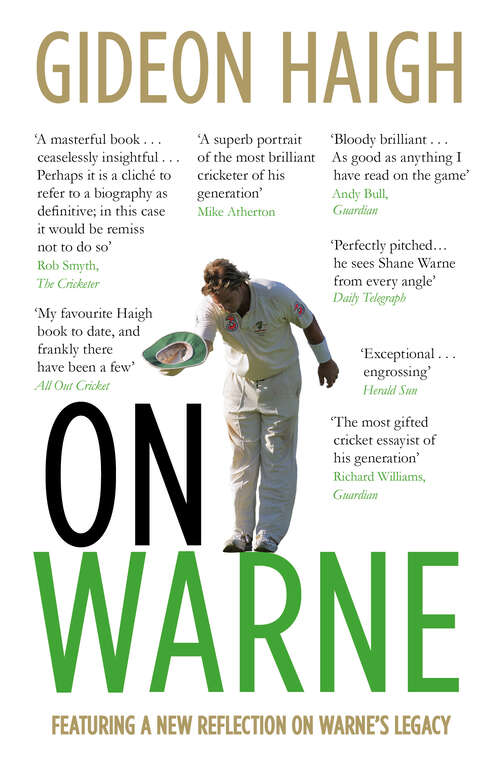 Book cover of On Warne