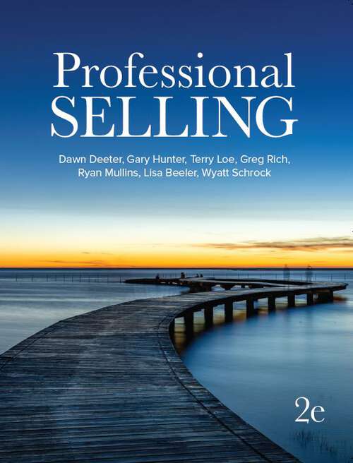 Book cover of Professional Selling (Second Edition)
