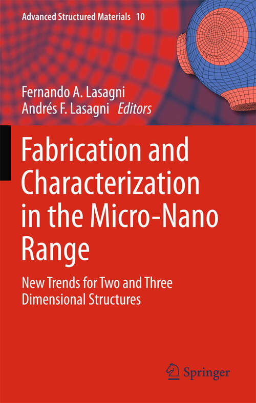 Book cover of Fabrication and Characterization in the Micro-Nano Range