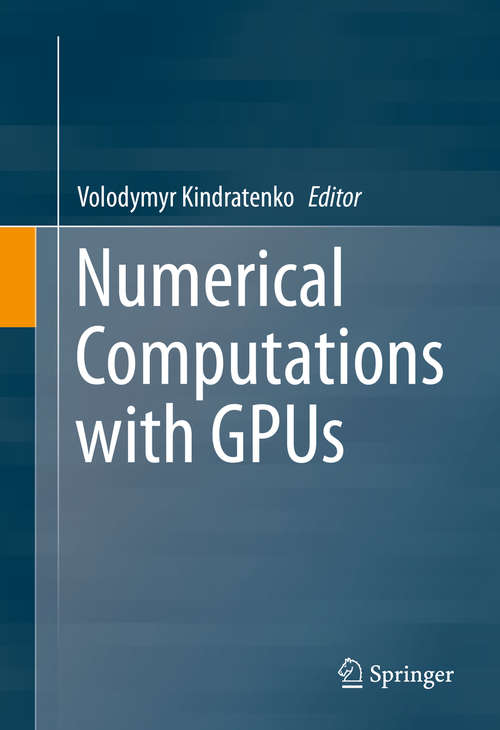 Book cover of Numerical Computations with GPUs