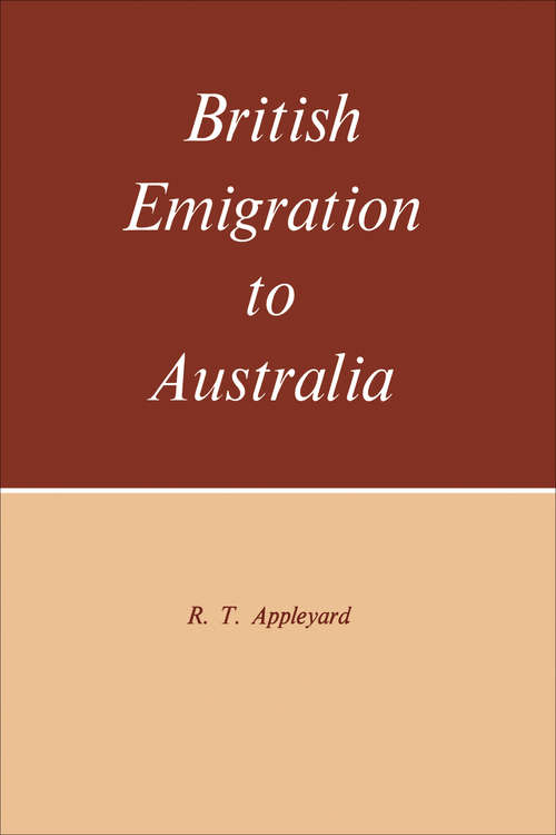 Book cover of British Emigration to Australia