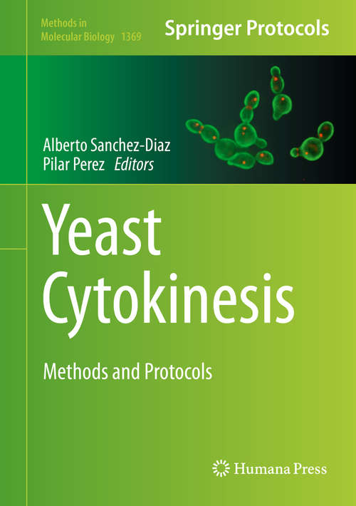 Book cover of Yeast Cytokinesis