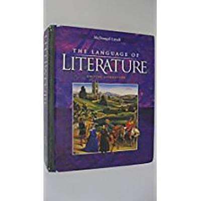 Book cover of The Language of Literature: British Literature