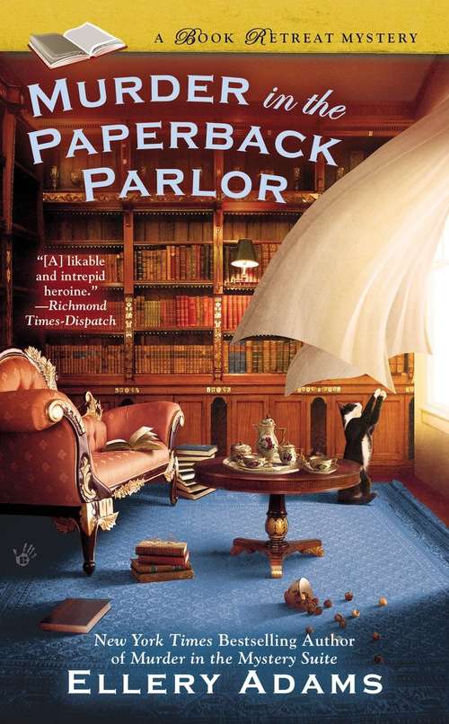 Book cover of Murder in the Paperback Parlor