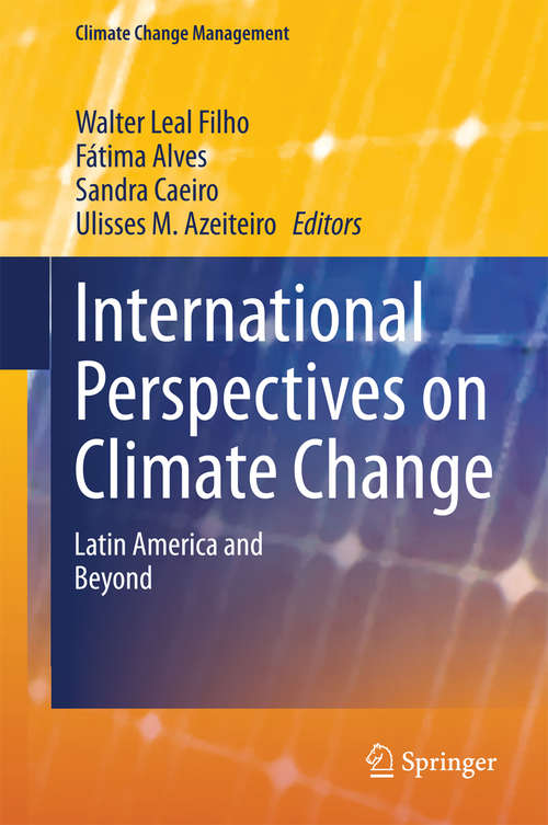 Book cover of International Perspectives on Climate Change