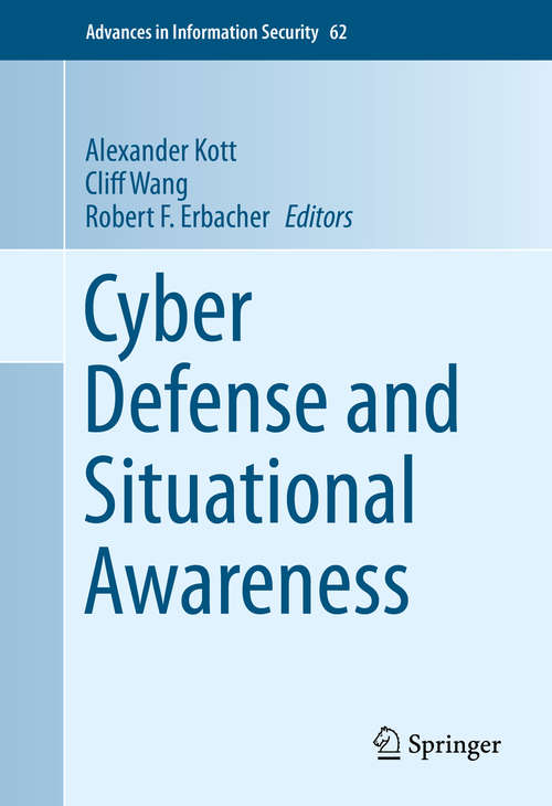 Book cover of Cyber Defense and Situational Awareness