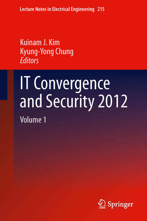 Book cover of IT Convergence and Security 2012