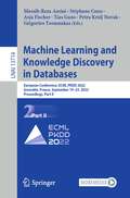 Machine Learning and Knowledge Discovery in Databases: European Conference, ECML PKDD 2022, Grenoble, France, September 19–23, 2022, Proceedings, Part II (Lecture Notes in Computer Science #13714)