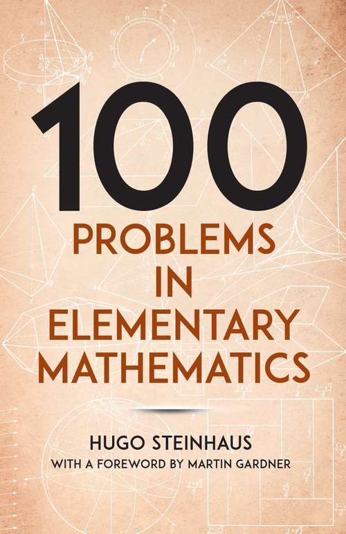 Book cover of One Hundred Problems in Elementary Mathematics (Dover Books on Mathematics)