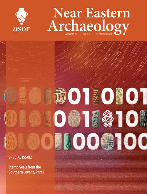 Book cover of Near Eastern Archaeology, volume 86 number 4 (December 2023)