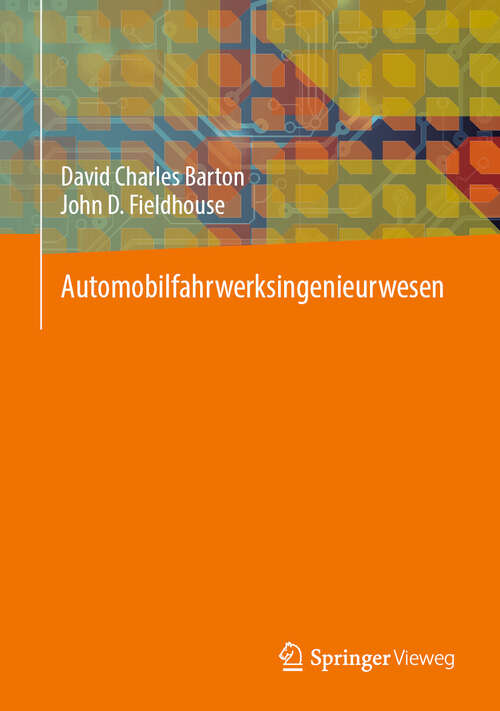 Book cover of Automobilfahrwerksingenieurwesen