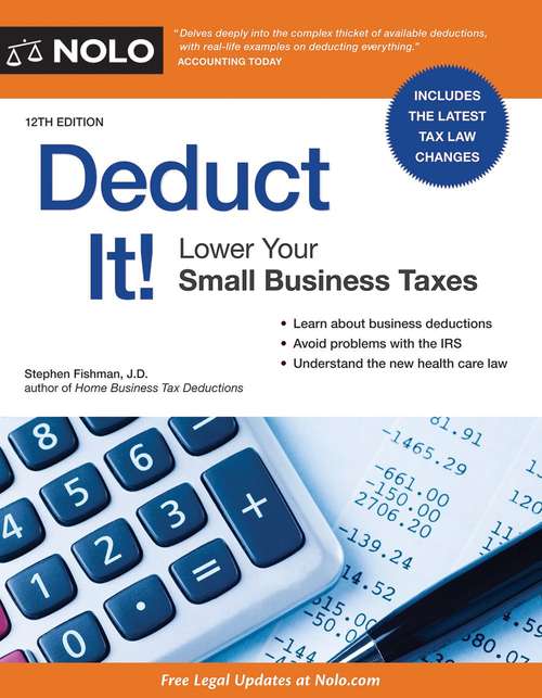 Book cover of Deduct It!