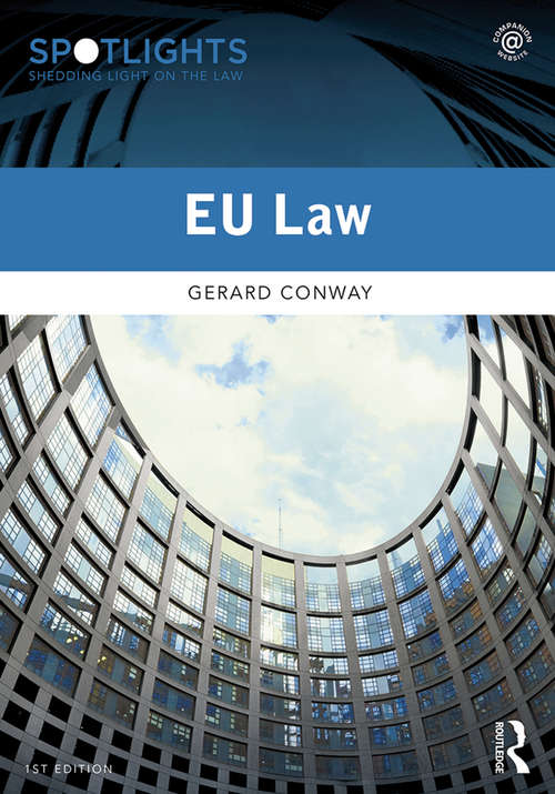 Book cover of EU Law