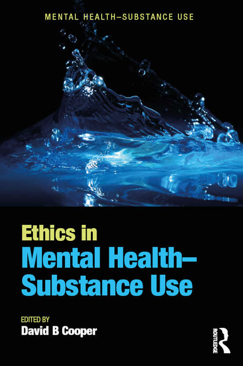 Book cover of Ethics in Mental Health-Substance Use (Mental Health–Substance Use)