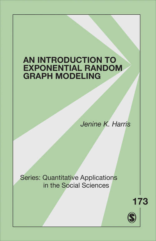 Book cover of An Introduction to Exponential Random Graph Modeling