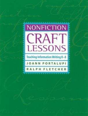 Book cover of Nonfiction Craft Lessons Teaching Information Writing K-8