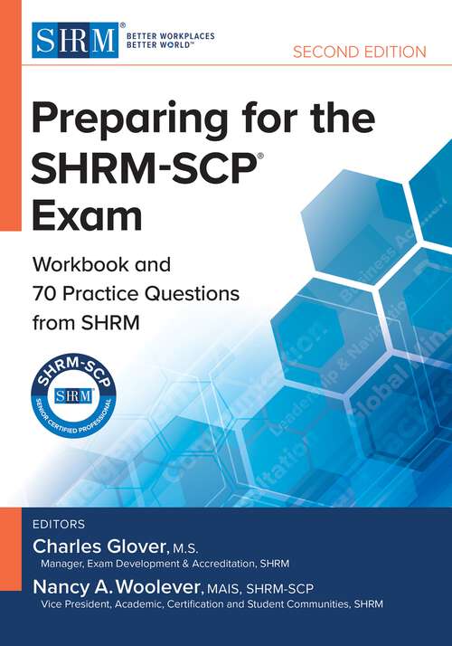 Book cover of Preparing for the SHRM-SCP® Exam: Workbook and Practice Questions from SHRM (2)